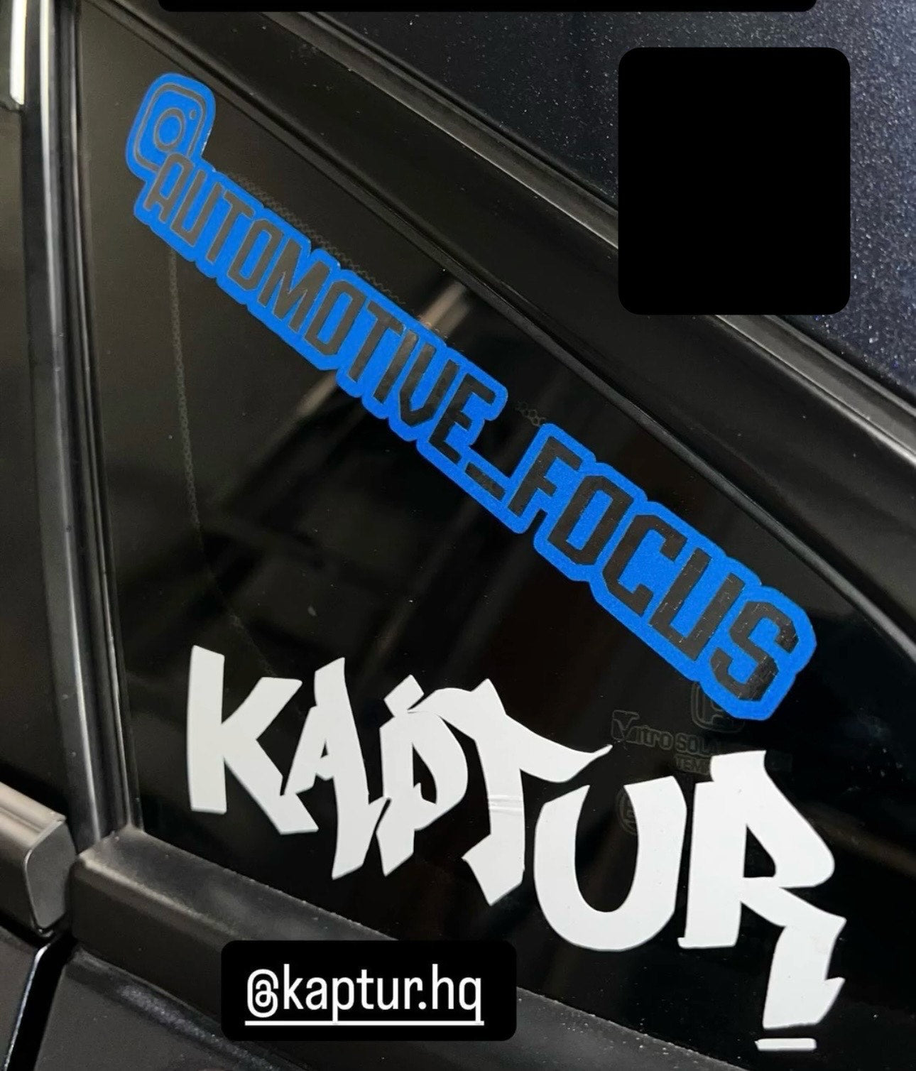 Kaptur Decal 2"x6"